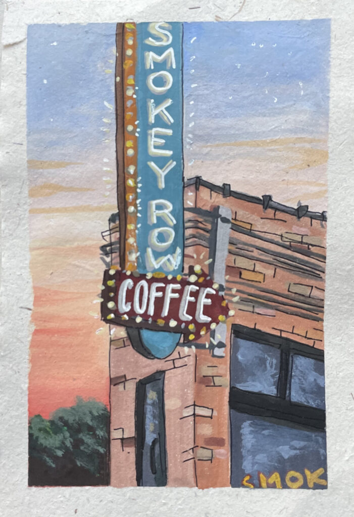 Gallery Gouache Painting